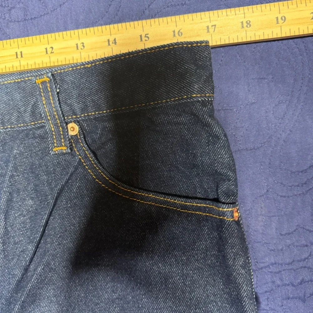 Dead Stock NWT Levis 517 Bootcut Jeans Mens 34x34 (34x35) Slim Fit Blue Denim